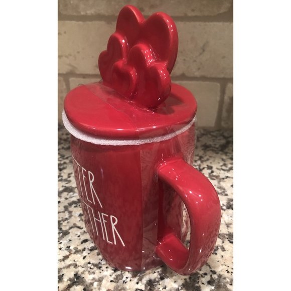 Rae Dunn Love Wedding‎ BETTER TOGETHER mug topper - Picture 3 of 3